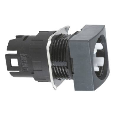 illuminated square selector switch head Ø16 3-position spring return - Schneider Electric - ZB6CD05