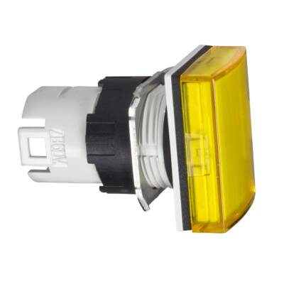 rectangular yellow pilot light head Ø16 for integral LED - Schneider Electric - ZB6DV5