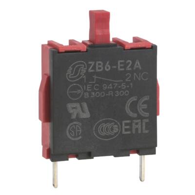 single contact block for head Ø16 1NO pins for PCB - Schneider Electric - ZB6E1A