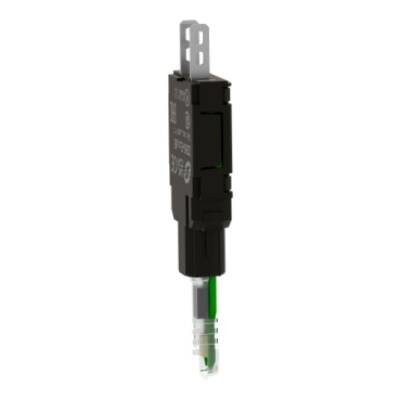 white light block with body/fixing collar with integral LED 230...240V - Schneider Electric - ZB6EM1B