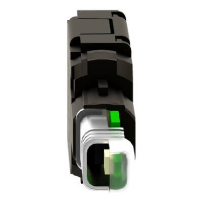 red light block with body/fixing collar with integral LED 230...240V - Schneider Electric - ZB6EM4B