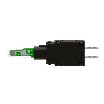 red light block with body/fixing collar with integral LED 230...240V - Schneider Electric - ZB6EM4B