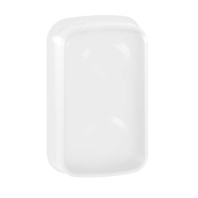 Silicone boot for flush double-headed push button Ø22, clear - Schneider Electric - ZBA708
