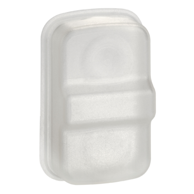 Silicone boot for triple-headed push button Ø22, clear - Schneider Electric - ZBA709