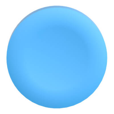 blue plain cap for flush mounted push button - Schneider Electric - ZBAF6