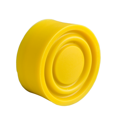 yellow boot for circular flush pushbutton Ø22 - Schneider Electric - ZBP015