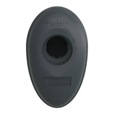 Control station - SPS - empty - 1 hole - dark grey RAL 7016 - Schneider Electric - ZBRM01