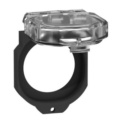 Harmony XB5, Protection cover, rigid plastic, transparent, for RJ45 and USB ports - Schneider Electric - ZBSP2