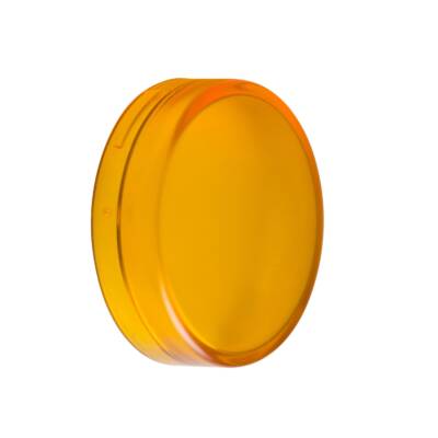 orange plain lens for circular pilot light Ø22 with BA9s bulb - Schneider Electric - ZBV015