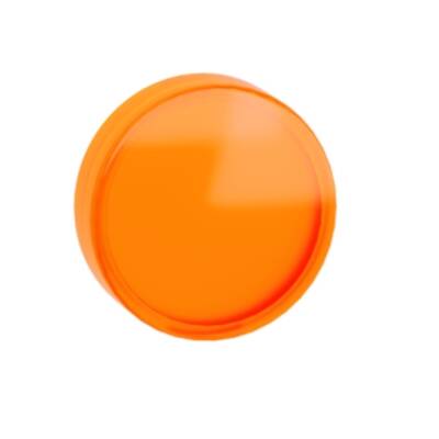 Head for pilot light, Harmony XB4, Harmony XB5, orange, 22mm, universal LED, plain lens, unmarked - Schneider Electric - ZBV0153