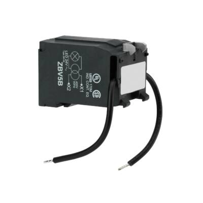 transformer block for light block with integral LED - 440...460V - Schneider Electric - ZBV8B