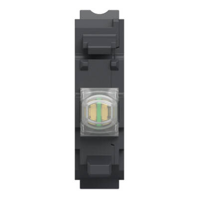 Light block, Harmony XB4, Harmony XB5, for head 22mm, universal LED, 24V AC DC, compact push in terminals - Schneider Electric - ZBVB15