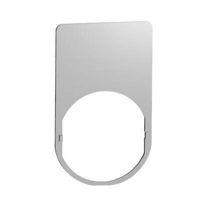 Harmony XB5, Legend plate 30 x 50 mm, metal - Schneider Electric - ZBYM6101