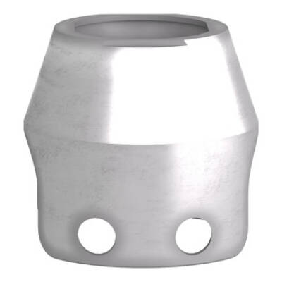 chromium plated metal padlockable guard for Ø40 mushroom head - Schneider Electric - ZBZ1600