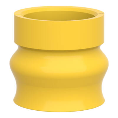 yellow bellow for Ø40 & Ø60 mushroom head pushbutton - Schneider Electric - ZBZ58