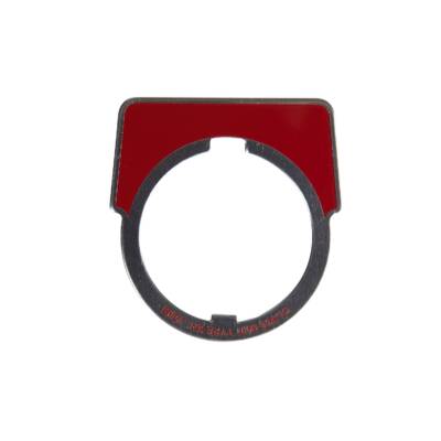 30MM LEGEND PLATE - BLANK (RED) - Square D - 9001KN200R