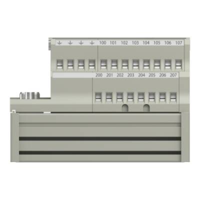 connection sub-base ABE7 - for distribution of 4 thermocouples - Telemecanique - ABE7CPA412