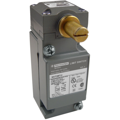 9007C limit switch - 2 NO/NC neutral - rotary head - CW+CCW - standard - Telemecanique Sensors - 9007C68T10M11