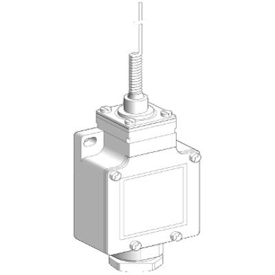 Limit switch, Limit switches XC Standard, XCKL, cats whisker, 1NC+1 NO, snap action, 1/2NPT - Telemecanique Sensors - XCKL106H7