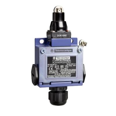 limit switch XCKM - roller plunger - 2NC + NO - ATEX/IECEx - Telemecanique Sensors - XCKM3902H29EX