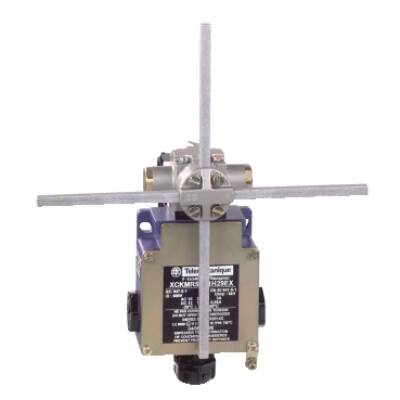 Limit switch, Limit switches XC Standard, XCKMR, square rod 6 mm crossed, 2 x (2 NC), ATEX/IECEx - Telemecanique Sensors - XCKMR54D2H29EX