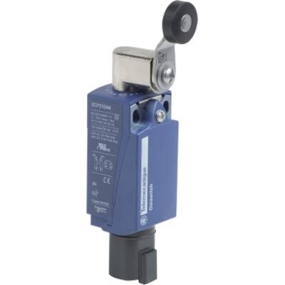 Limit switch, Limit switches XC Standard, l.switch XCKP plastic roller lever 1NC+1 NO snap Deutsch connector - Telemecanique Sensors - XCKP2118D44