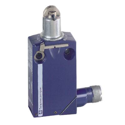 limit switch XCMD - steel roller plunger - 1NC+1NO - snap - M12 - Telemecanique Sensors - XCMD2102M12