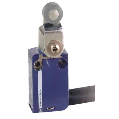 limit switch XCMD - steel roller lever - 1NC+1NO - snap - 1 m - Telemecanique Sensors - XCMD2116L1