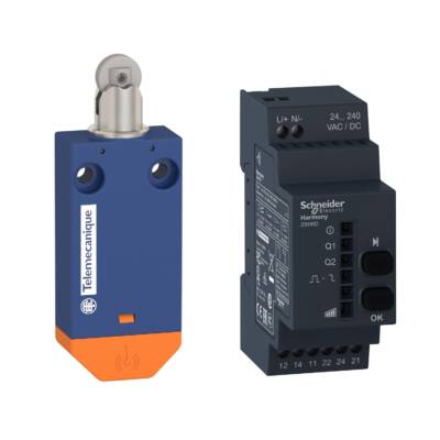 Wireless pack, Limit switches XC Standard, limit switch XCMW, of XCMW102 + receiver 2 relays - Telemecanique Sensors - XCMWD02