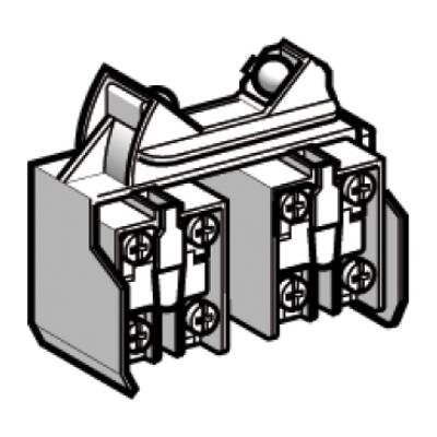 Limit switch contact block with mounting plate 2 NC - Telemecanique Sensors - XCRZ18