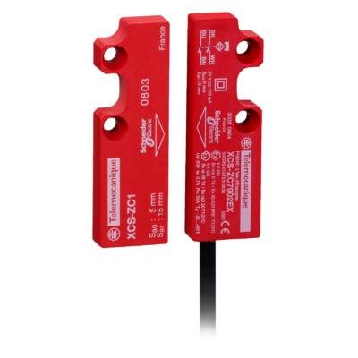 coded magnetic switch XCSDMC - ATEX - 1 NC+1 NO, staggered - cable 10 m - Telemecanique Sensors - XCSDMC59010EX