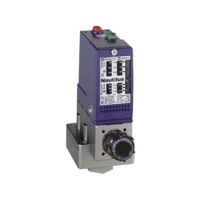 pressure switch XMLB - 4 bar - adjustable scale 2 thresholds - 1 C/O - Telemecanique Sensors - XMLB004A2S12EX