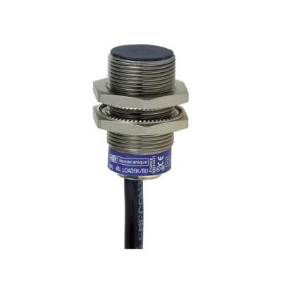 inductive sensor XS1 M18 - L39mm - brass - Sn10mm - 12..24VDC - cable 5m - Telemecanique Sensors - XS1N18NA349L1