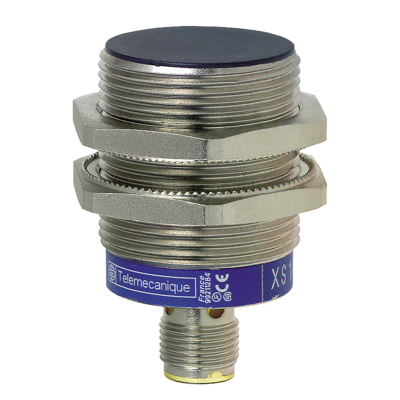 inductive sensor XS1 M30 - L55mm - brass - Sn20mm - 12..24VDC - M12 - Telemecanique Sensors - XS1N30NA349D