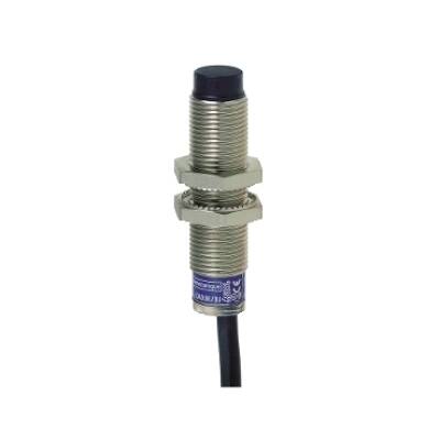 inductive sensor XS2 M12 - L55mm - brass - Sn4mm - 12..24VDC - cable 2m - Telemecanique Sensors - XS2M12KP340