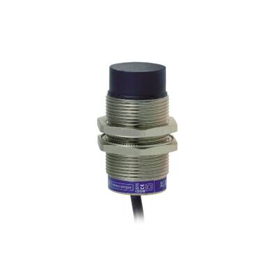 inductive sensor XS2 M30 - L63mm - brass - Sn15mm - 24..240VAC/DC - cable 2m - Telemecanique Sensors - XS2M30MA250