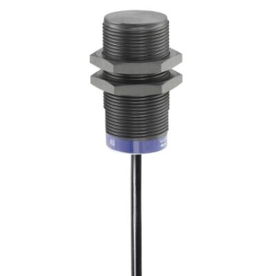 inductive sensor XS4 M18 - L41mm - PBT - Sn8mm - 12..24VDC - cable 2m - Telemecanique Sensors - XS4P18AB120