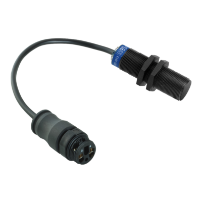 inductive sensor XS4 M18 - L62mm - PPS - Sn8mm - 24..240VAC/DC - term. 0.15M - Telemecanique Sensors - XS4P18MA230L01B