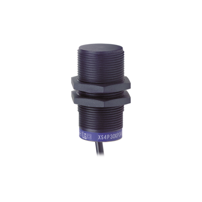 Inductive proximity sensors XS, inductive sensor XS4 M30, L62mm, PPS, Sn15mm, 12...48 VDC, cable 2 m - Telemecanique Sensors - XS4P30PB370