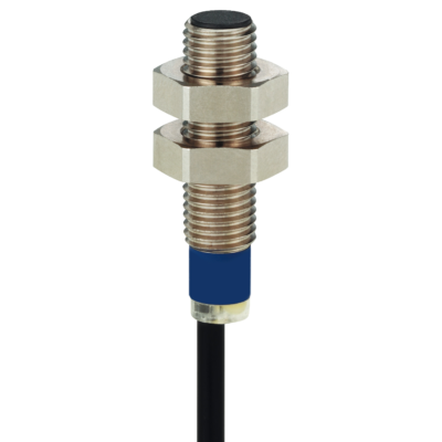 inductive sensor XS5 M8 - L51mm - stainless - Sn1.5mm - 12..48VDC - cable 2m - Telemecanique Sensors - XS508BLNAL2