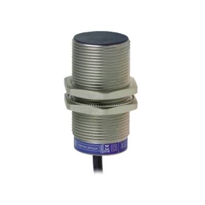 inductive sensor XS5 M30 - L62mm - brass - Sn10mm - 12..48VDC - cable 2m - Telemecanique Sensors - XS530B1DBL2