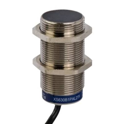 inductive sensor XS6 M30 - L62mm - brass - Sn15mm - 12..48VDC - cable 10m - Telemecanique Sensors - XS630B1PAL10