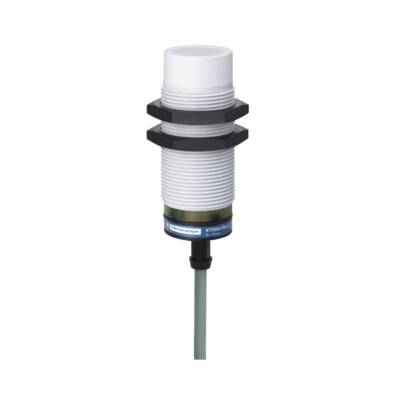 capacitive sensor - XT1 - cylindrical M30 - plastic - Sn 15 mm - cable 2 m - Telemecanique Sensors - XT230A1FAL2