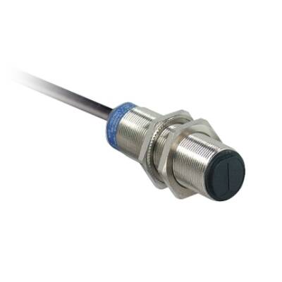 photo-electric sensor - XU2 - thru beam - Sn 15m - 24..240VAC/DC - cable 2m - Telemecanique Sensors - XU2M18MB230