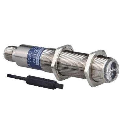 photo-electric sensor - XU5 - diffuse - luminescence - Sn 80mm - 12..24VDC - M12 - Telemecanique Sensors - XU5M18U1D