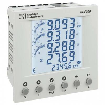 RI-F200 Series Single Phase and Three Phase Multifunction Energy Meter